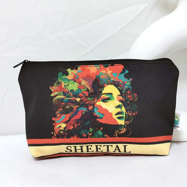 Personalised Girl Printed Pouch